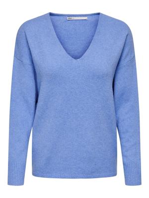 Only Onlrica Life L/s V-neck Pullo Knt Noos Trui Provence Melange