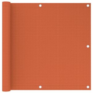 VidaXL Balkonscherm 90x500 cm hdpe oranje