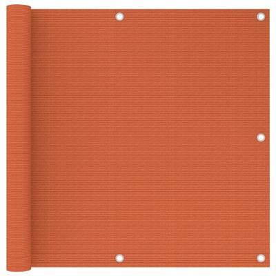 VidaXL Balkonscherm 90x500 cm hdpe oranje