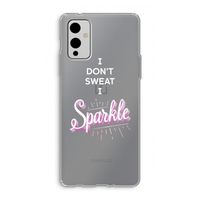 Sparkle quote: OnePlus 9 Transparant Hoesje