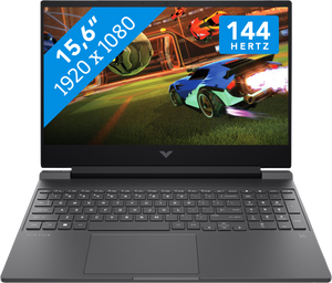 HP Victus Gaming 15-fa1910nd Laptop 39,6 cm (15.6") Full HD Intel® Core™ i5 i5-12450H 16 GB DDR4-SDRAM 512 GB SSD NVIDIA GeForce RTX 2050 Wi-Fi 6 (802.11ax) Windows 11 Home Zwart