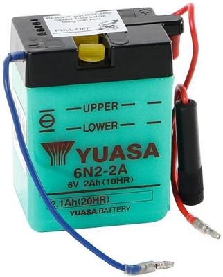 YUASA Batterij "6n2-2a". battery 6n2-2a standard without sp