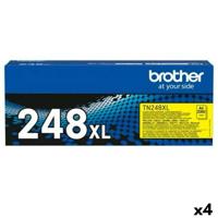 Toner Brother HLL3220CW 3240CDW DCPL3520CDW 3560CDW MFCL3740CDW 3760CDW HLL8230CDW 8240CDW MFCL8340CDW 8390CDW Geel (4 Stuks)