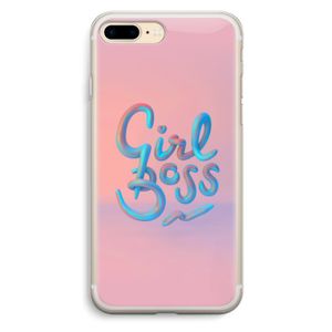 Girl boss: iPhone 7 Plus Transparant Hoesje