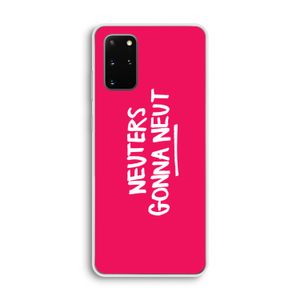Neuters (roze): Samsung Galaxy S20 Plus Transparant Hoesje