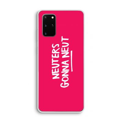 Neuters (roze): Samsung Galaxy S20 Plus Transparant Hoesje