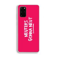 Neuters (roze): Samsung Galaxy S20 Plus Transparant Hoesje