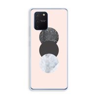 Marmeren cirkels: Samsung Galaxy Note 10 Lite Transparant Hoesje