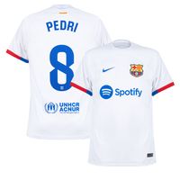 FC Barcelona Shirt Uit 2023-2024 + Pedri 8