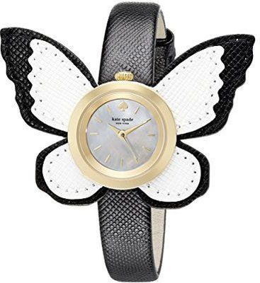 Horlogeband Kate Spade New York 1YRU0810 Leder Zwart