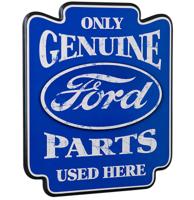 Ford Only Genuine Parts Used Here Pub Bord - Houten Wandbord - Contour Cut - Bar LAATSTE STUKS