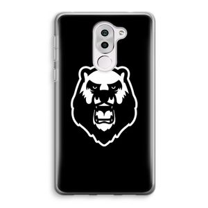 Angry Bear (black): Honor 6X Transparant Hoesje