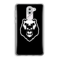 Angry Bear (black): Honor 6X Transparant Hoesje