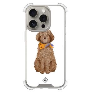 iPhone 15 Pro shockproof hoesje - Labradoodle