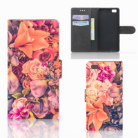 Huawei Ascend P8 Lite Hoesje Bosje Bloemen