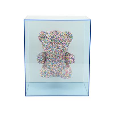 By-Boo Decoratieobject 'Beary' Teddybeer met sprinkles, 25 x 20cm, kleur Blauw