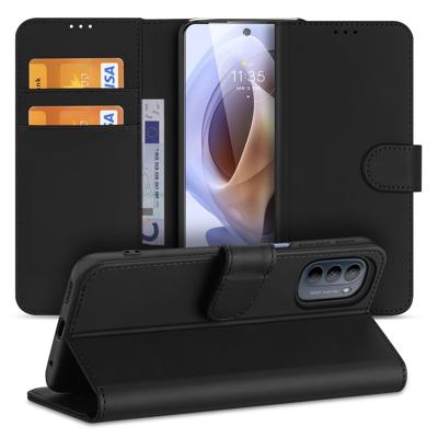 Motorola Moto G31 | G41 | Book Cover | Zwart met Pasjeshouder