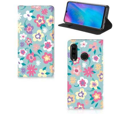 Huawei P30 Lite New Edition Smart Cover Flower Power Huawei P30 Lite New Edition Smart Cover Flower Power