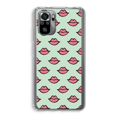 Lipjes: Xiaomi Redmi Note 10S Transparant Hoesje