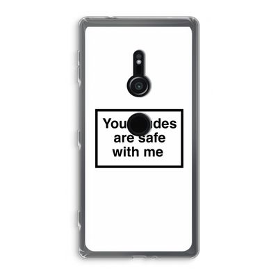 Safe with me: Sony Xperia XZ2 Transparant Hoesje