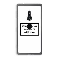 Safe with me: Sony Xperia XZ2 Transparant Hoesje Safe with me: Sony Xperia XZ2 Transparant Hoesje