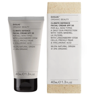 Evolve Organic Beauty Moisturizers Dagcrème Climate Defence Facial Cream SPF30 40ml