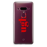 Ugh: HTC U12+ Transparant Hoesje Ugh: HTC U12+ Transparant Hoesje