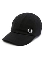 Fred Perry casquette en coton à logo brodé - Noir - thumbnail