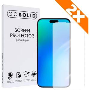 GO SOLID! Apple iPhone 15 Pro screenprotector gehard glas - Duopack