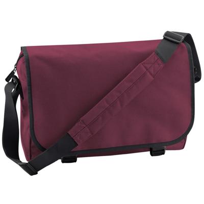 Bagbase Schoudertas - bordeaux rood - 41x31x12 cm - 15L - aktetas - volwassenen - polyester - school