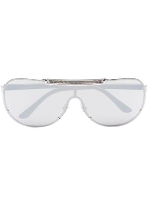 Versace Eyewear lunettes de soleil à monture aviateur - Argent