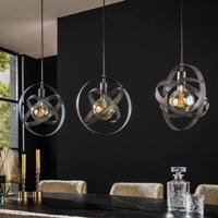 Giga Meubel - Hanglamp Cosmos Mesh 3-Lichts Artic Zwart