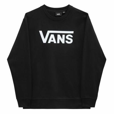 Damessweater zonder Capuchon Vans Drop V Logo BFF Crew Zwart - Maat: M