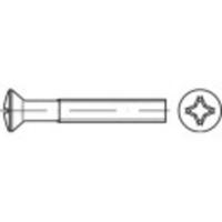 TOOLCRAFT 134655 Bolverzonken schroeven M5 50 mm Kruiskop Phillips DIN 966 Staal Galvanisch verzinkt 500 stuk(s)