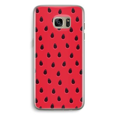 Watermelon: Samsung Galaxy S7 Edge Transparant Hoesje