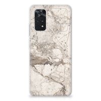 Xiaomi Poco M4 Pro 4G TPU Siliconen Hoesje Marmer Beige