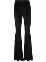 GCDS velvet flared trousers - Noir - thumbnail