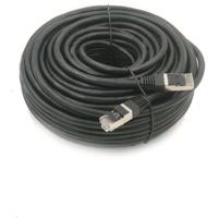 LINEAIRE Afgeschermde RJ45 Cat.6 kabel - 20 m - Zwart