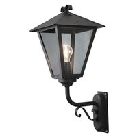 KonstSmide Landelijke wandlamp Benu zwart 434-750 - thumbnail