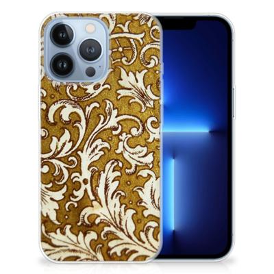 Siliconen Hoesje Apple iPhone 13 Pro Barok Goud