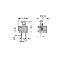 WAGO 235-801 Veerkrachtklemblok 1.50 mm² Aantal polen 1 Grijs 400 stuk(s) - thumbnail