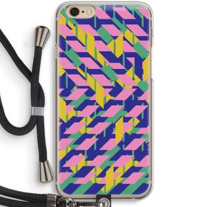 Skew Blush 1: iPhone 6 / 6S Transparant Hoesje met koord