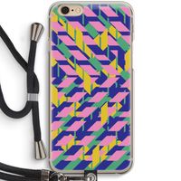 Skew Blush 1: iPhone 6 / 6S Transparant Hoesje met koord