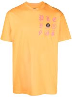 Philipp Plein t-shirt en coton à patch logo - Orange