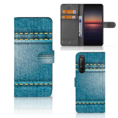 Sony Xperia 1 II | Wallet Case | met Pasjes | Jeans