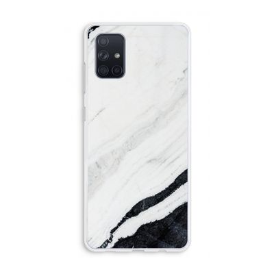Elegante marmer: Galaxy A71 Transparant Hoesje