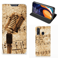 Samsung Galaxy A60 Stand Case Bladmuziek