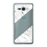 Biggest stripe: Sony Xperia XZ2 Compact Transparant Hoesje