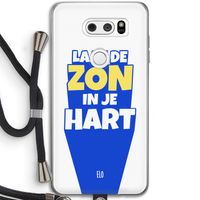 Laat de zon in je hart: LG V30 Transparant Hoesje met koord