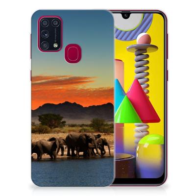 Samsung Galaxy M31 | TPU Hoesje | Olifanten